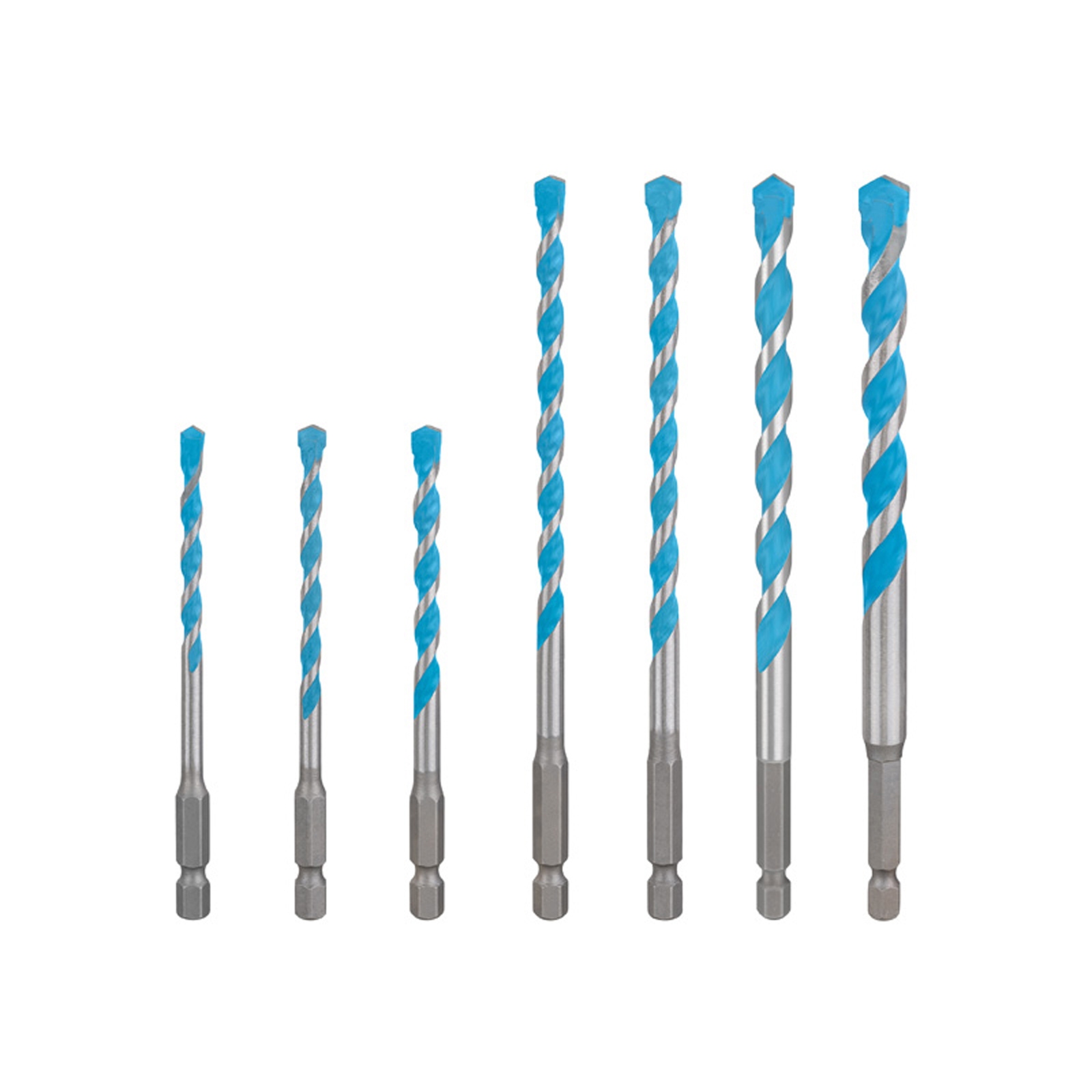 Bosch EXPERT HEX-9 Multi Construction Bohrer-Set, 5/5,5/6/7/8/10 mm, 7-tlg. - 2608902371
