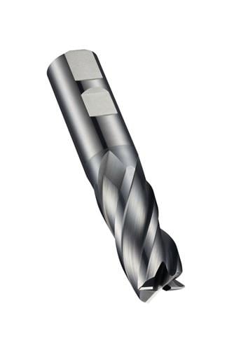 Schaftfräser S814HB DIN 6527L D.25mm Gesamt-L.121mm Schneiden-L.45mm HM AlCrN