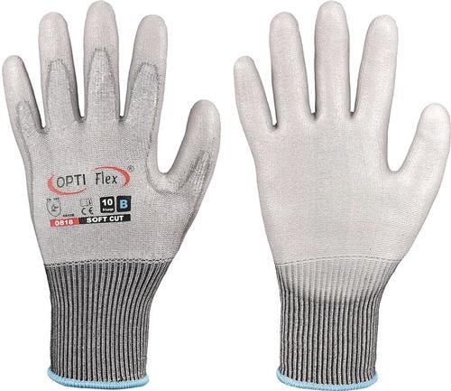 OPTIFLEX Handschuh SOFT CUT grau EN 420 / EN 388 PSA II Gr. 10 - 0818-10H