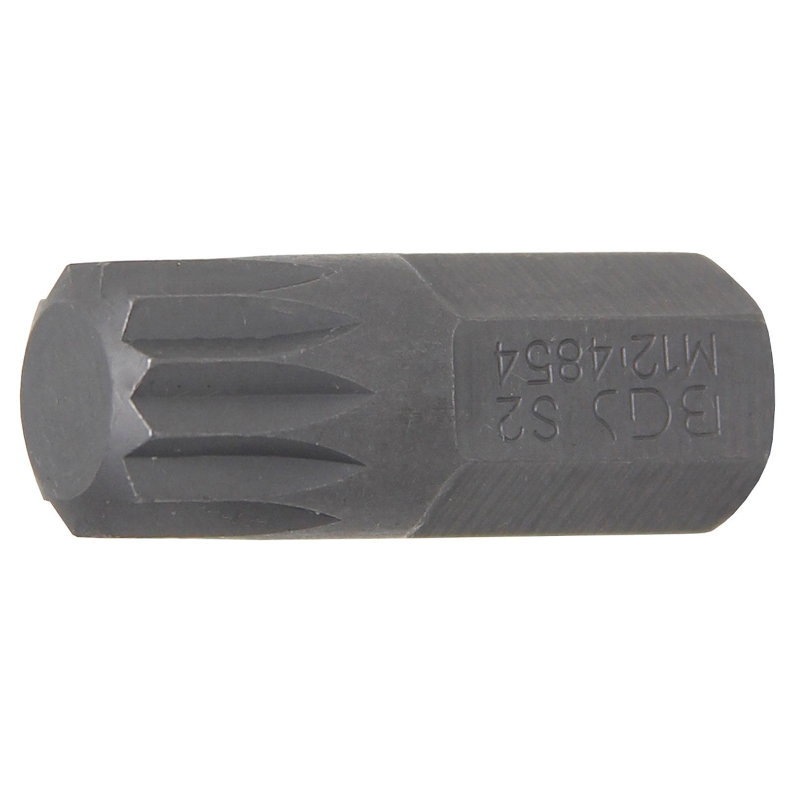 BGS Bit Antrieb Außensechskant 10 mm (3/8") Innenvielzahn (für XZN) M12 - 4854