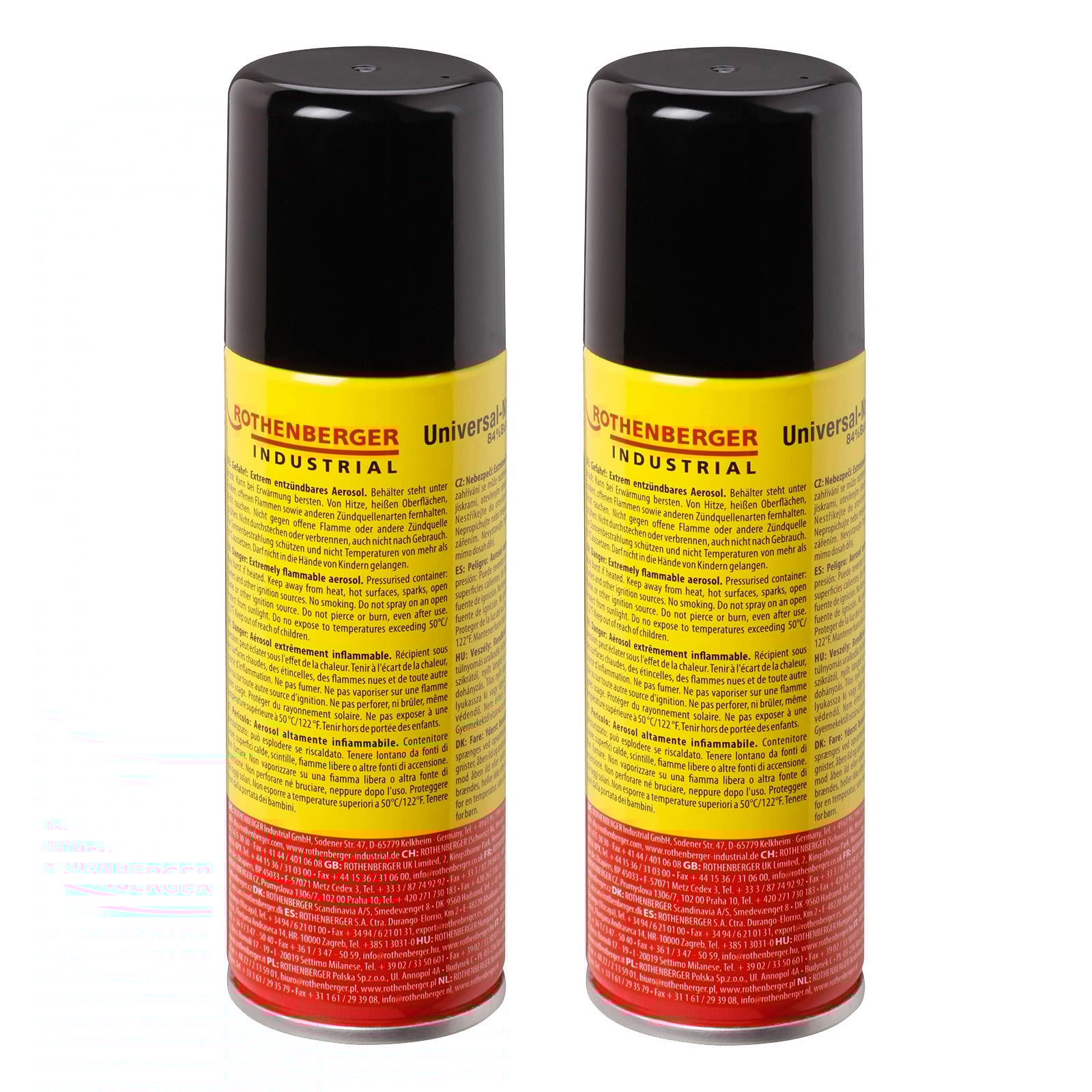 ROTHENBERGER Industrial 2x Gaskartusche Universal 56 g 100 ml - 1000003740