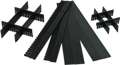 LA-KA-PE 10x Unterteiler für Transportstapelbehälter Höhe 80 mm - TRK 80/5