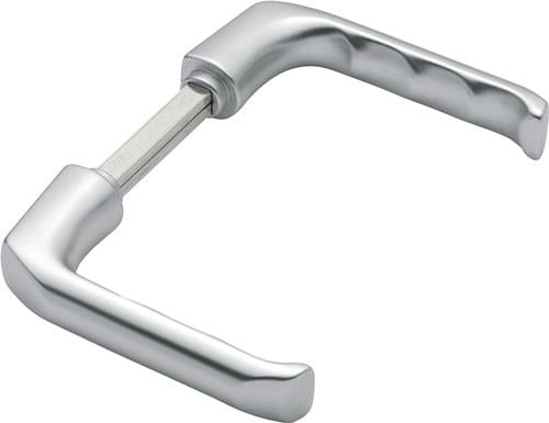 HOPPE Türdrückerpaar London 113 H Alu.F1 o.Rosetten VK 10mm - 6168371