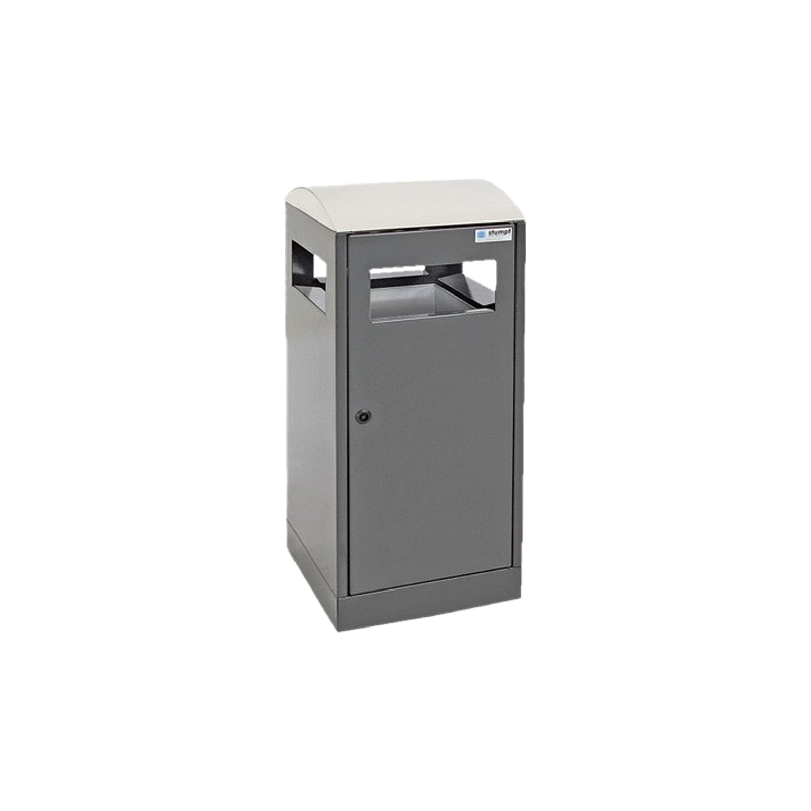 Stumpf Abfalltrennung A³-ES anthrazitgrau/Edelstahl Innenbehälter 40l - 650-040-0-2-100