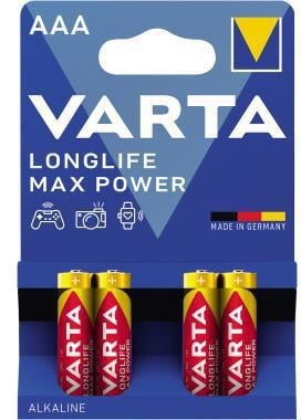 Varta Batterie Max Tech 04703101404 AAA Micro LR03 1,5V 4 St./Pack.