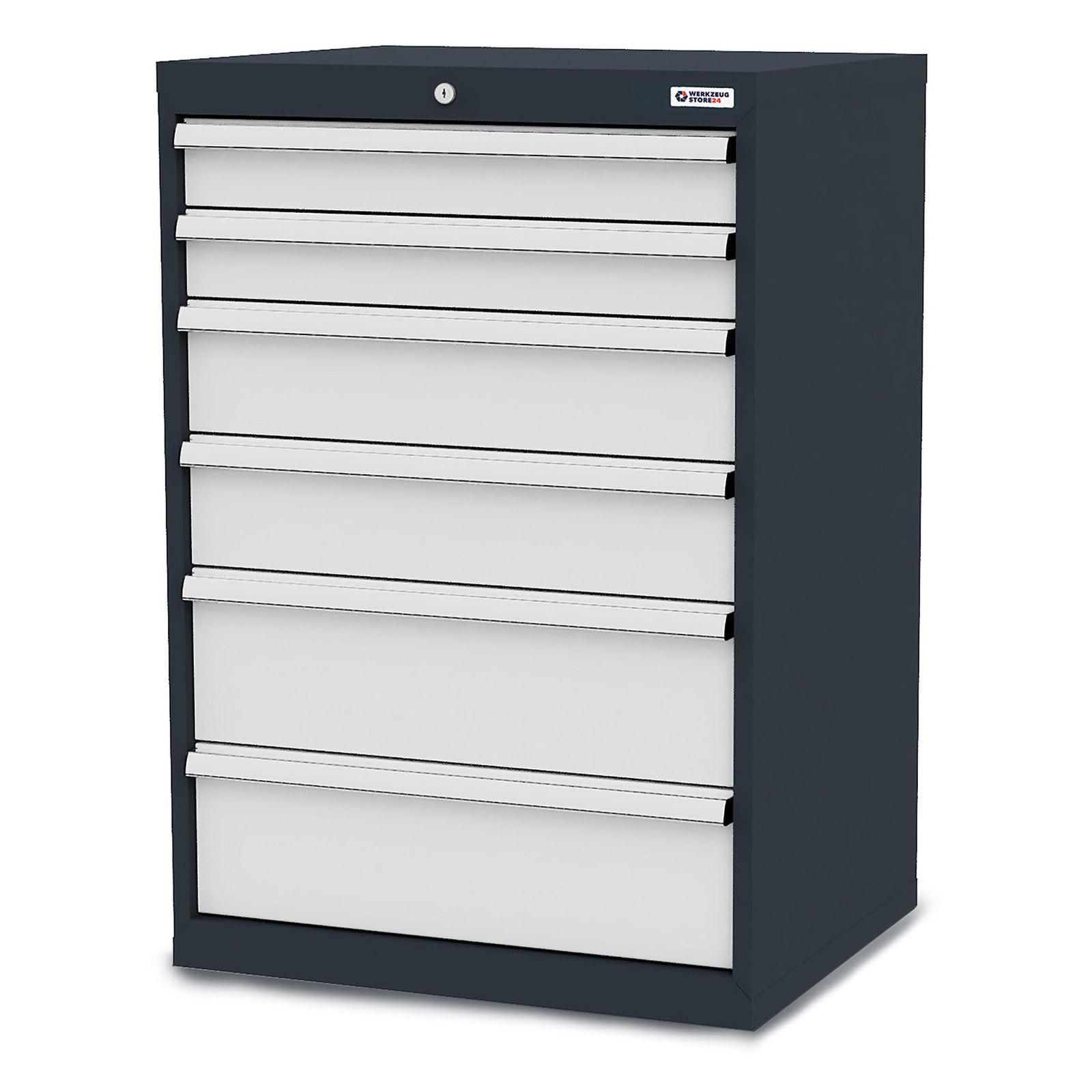 WS24 Schubladenschrank Schubladen: 2 x 100 2 x 150 2 x 200 B x T x H 700 x 575 x 1020 mm - WS24-100267