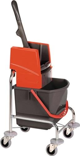 VERMOP Reinigungswagen Eimer 1 x 17 l und Presse - 448