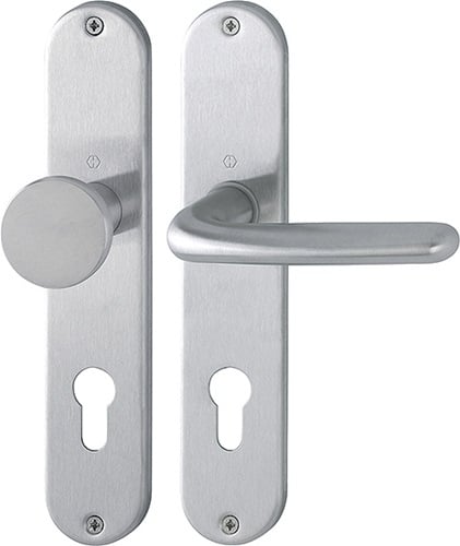 HOPPE Langschildgarnitur Cardiff E48/302/1850Z VA F69 PZ 72mm DIN L/R - 2423736