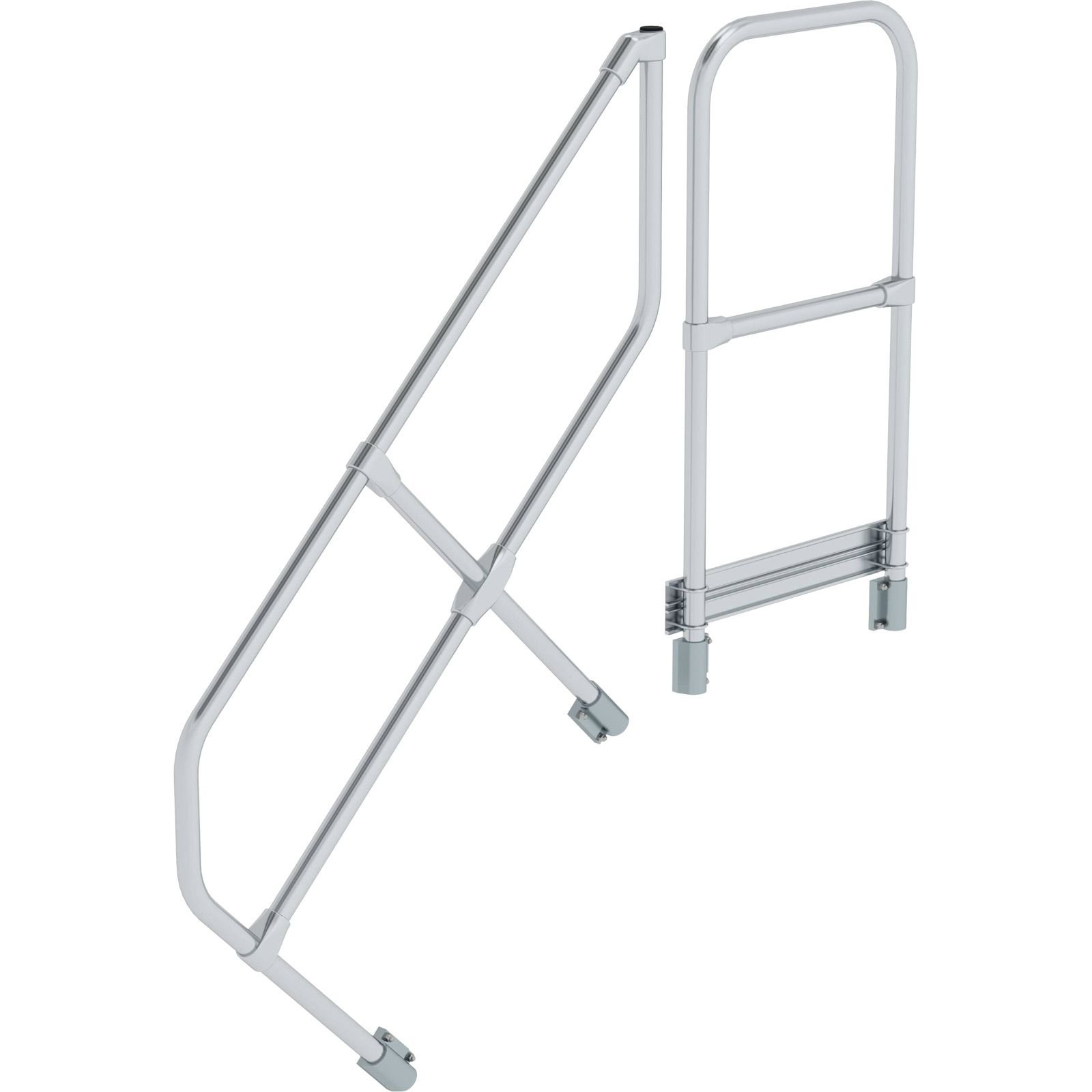 Günzburger Steigtechnik zweiter Handlauf für Treppe mit Plattform 45°