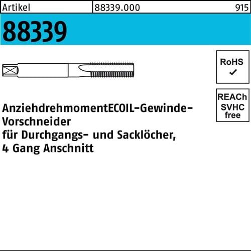 Gewindevorbohrer R 88339 M22 Stahl 1 Stück AMECOIL