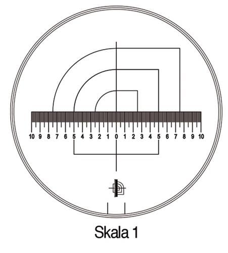 SCHWEIZER Messskala Tech-Line Skala-D.25/2,5mm Duo-Skala 1-Standard - 9450