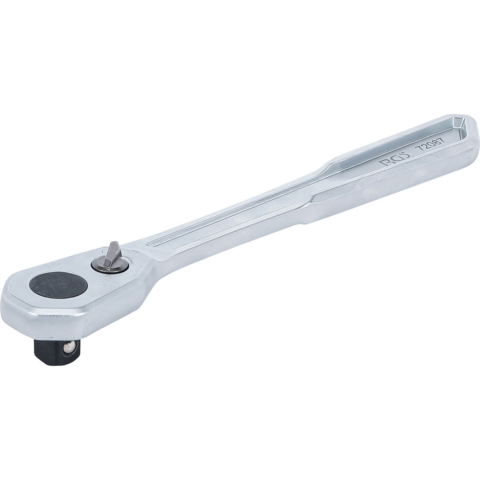 BGS Umschaltknarre extra flach feinverzahnt Abtrieb Außenvierkant 12,5 mm (1/2")  - 72087