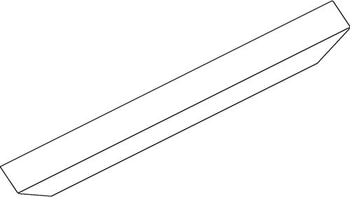 GEZE Abdeckp.OL 90 weiß L.2000mm - 30405