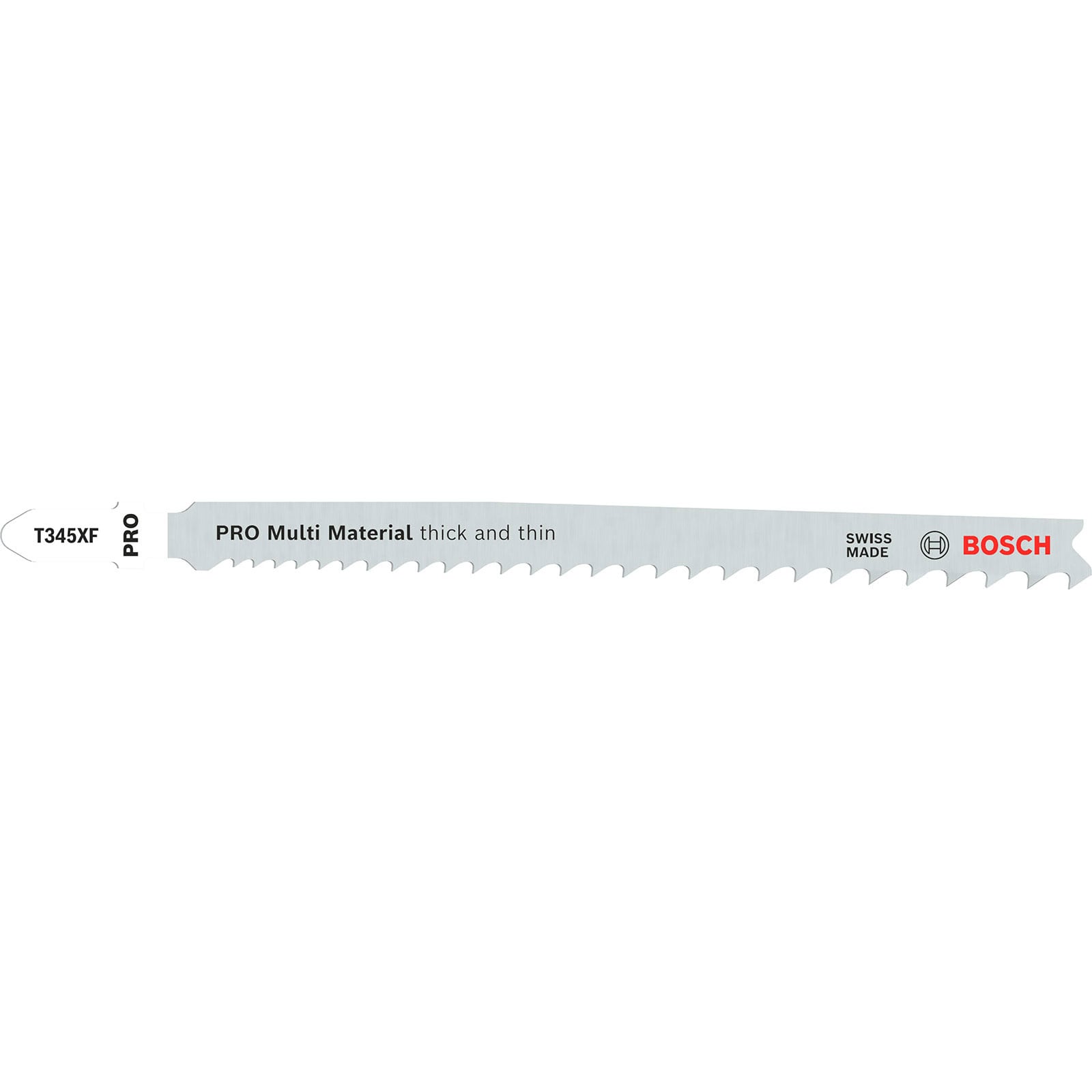 Bosch PRO Multi Material thick and thin T345XF Stichsägeblatt 132 mm 100-tlg. - 2608634486