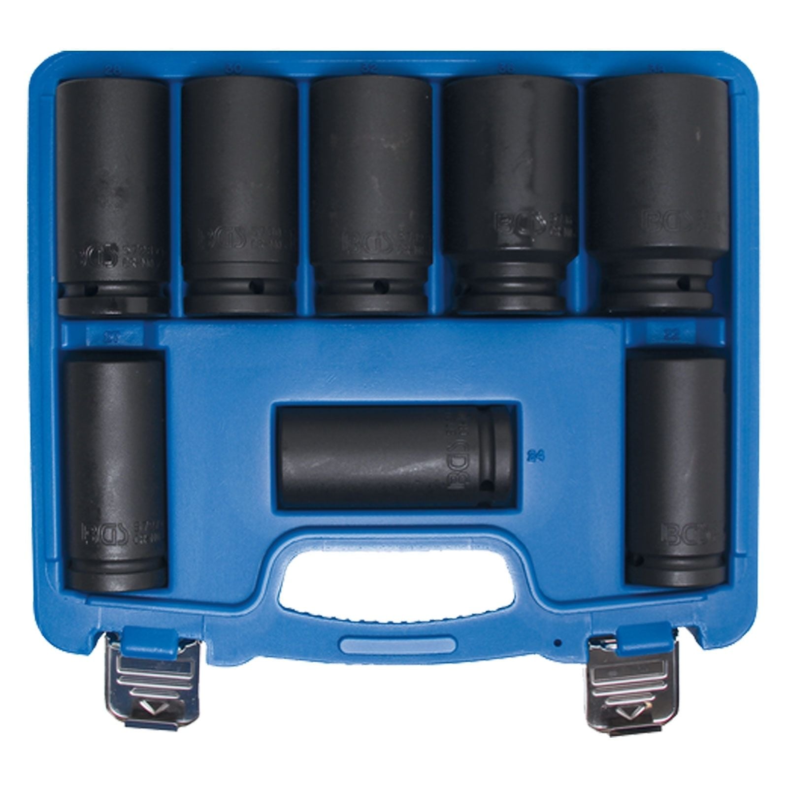 BGS Kraft-Steckschlüssel-Einsatz-Satz 8tlg. extra tief Innenvierkant 20 mm (3/4") - 5241