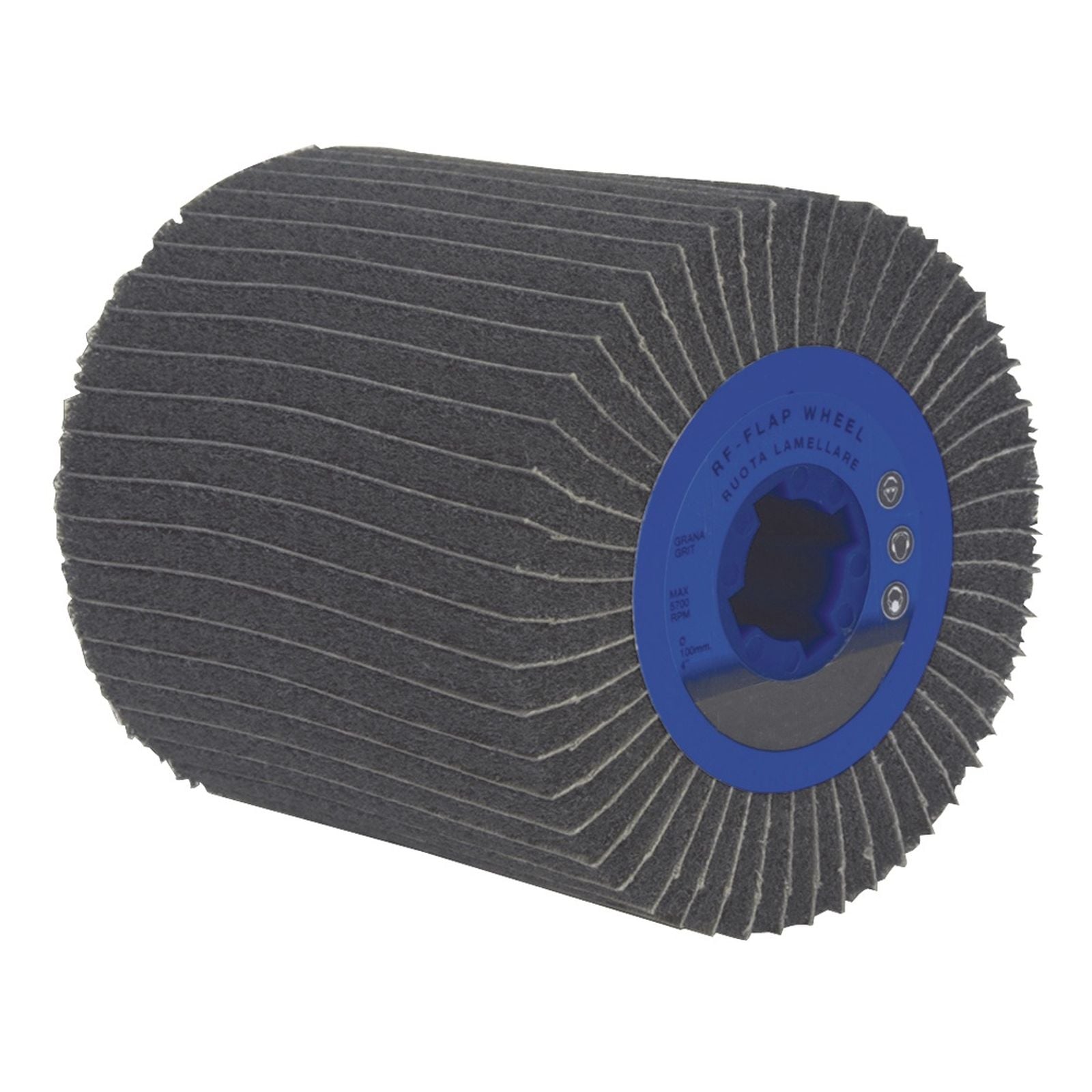 Satinierwalze Vlies/Gewebe 100 fine braun Ø110xB100mm 19mm TECWERK