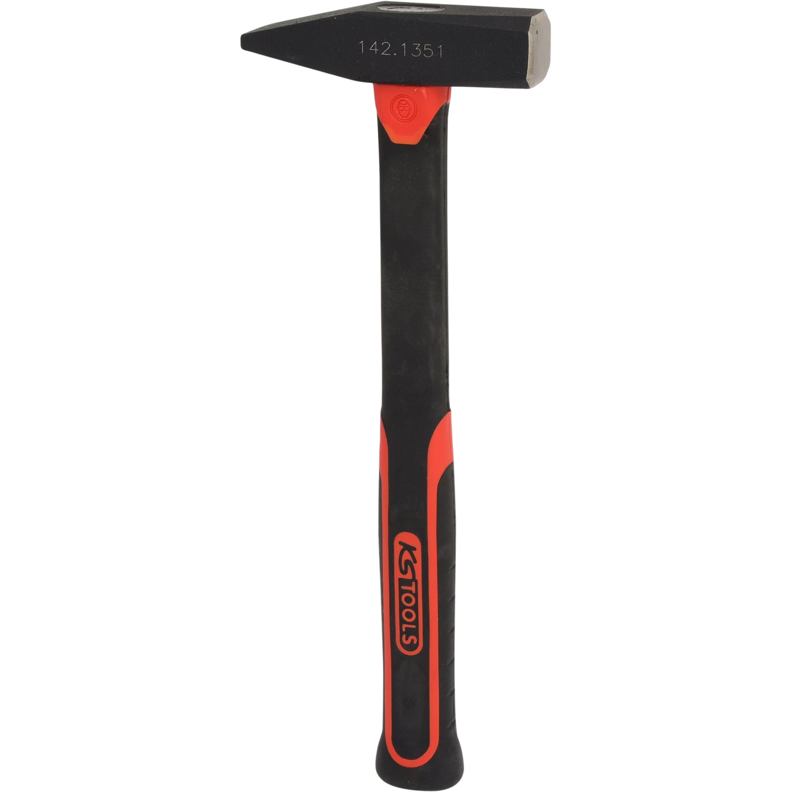 KS TOOLS Schlosserhammer mit Fiberglasstiel 500g - 142.1351