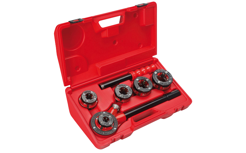 Virax Gewindeschneid-Set in rotem Koffer
