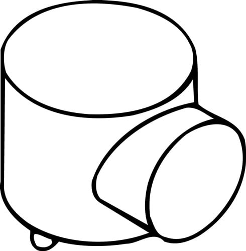 HEWI Bodentürpuffer 615B 90 D.52mm H.42,5mm Ku.90 tiefschwarz ma Dübelmontage - 615B 90