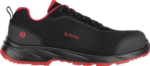 Sicherheitsschuh Pio Gr.42 W.11 schwarz/rot S1PS FO LG SR ESD EN20345