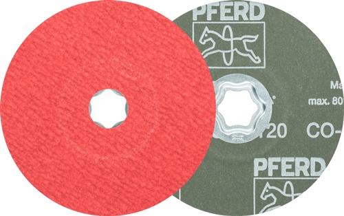 Fiberscheibe COMBICLICK CO-COOL D.125mm K.120 INOX/Alu.Keramikkorn PFERD
