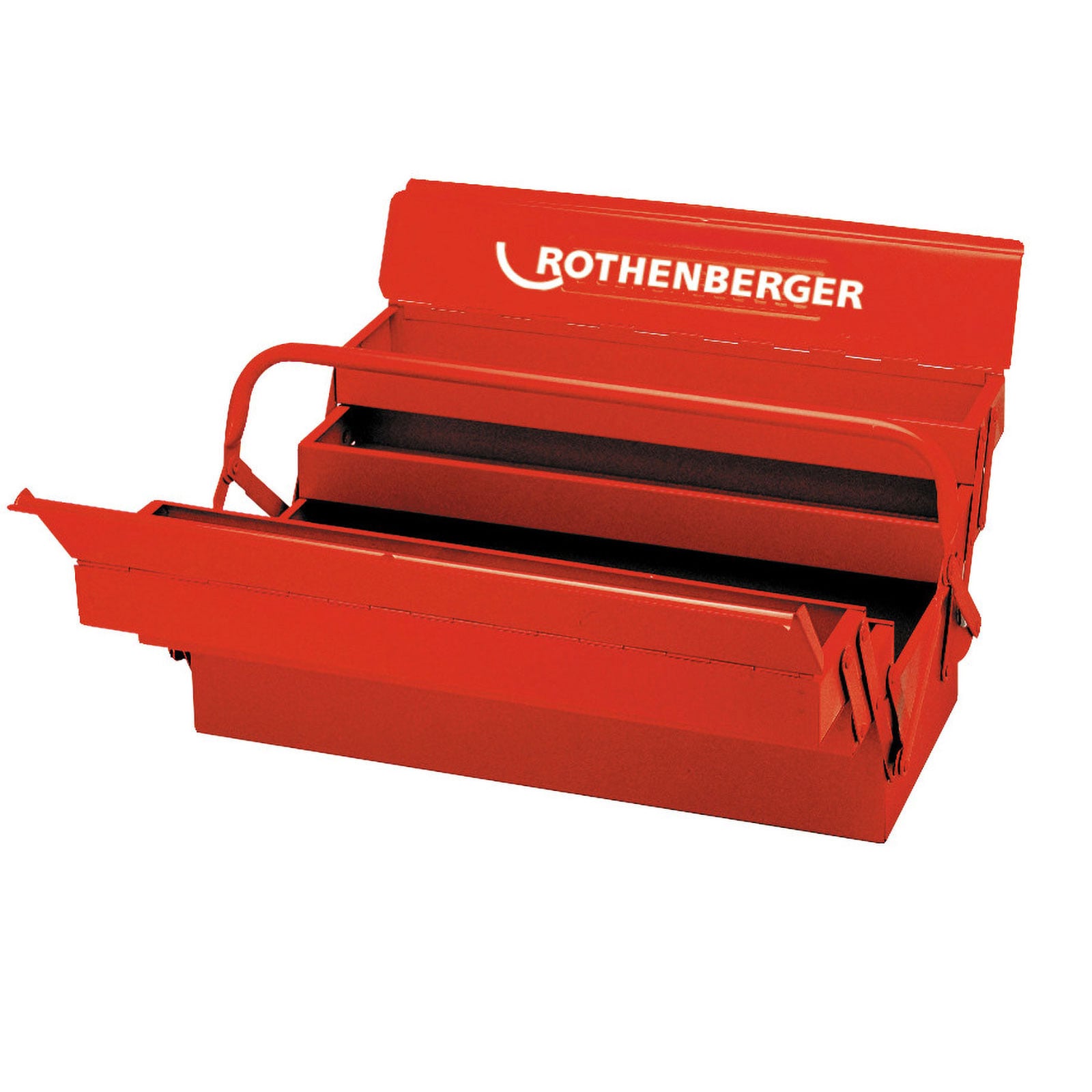 ROTHENBERGER Montage-Werkzeugkasten, rot, 5-teilig, 530mm - 402312