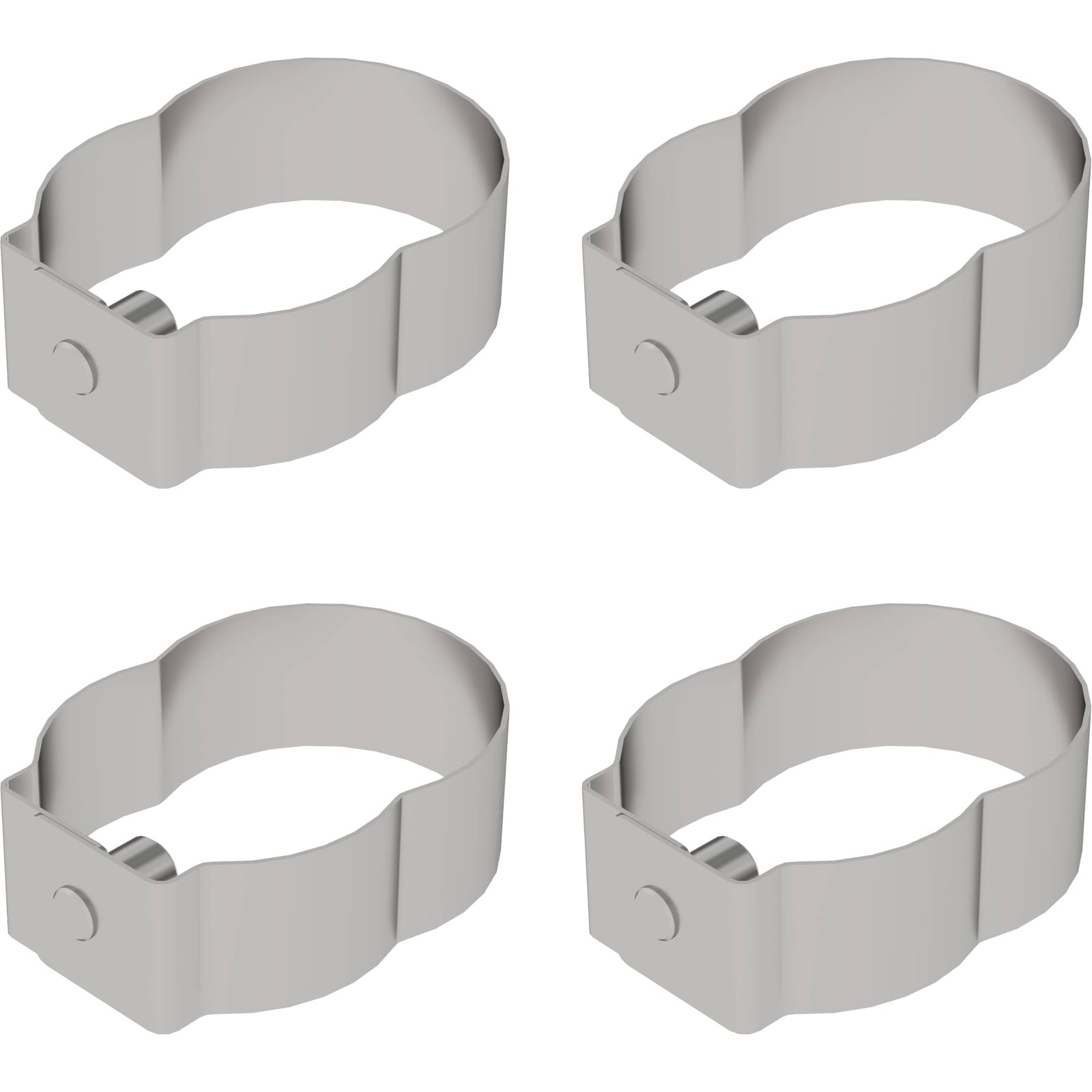 Günzburger Steigtechnik 4x Federclip für Rollgerüst mit kurzen Bolzen geschlossen - 019136