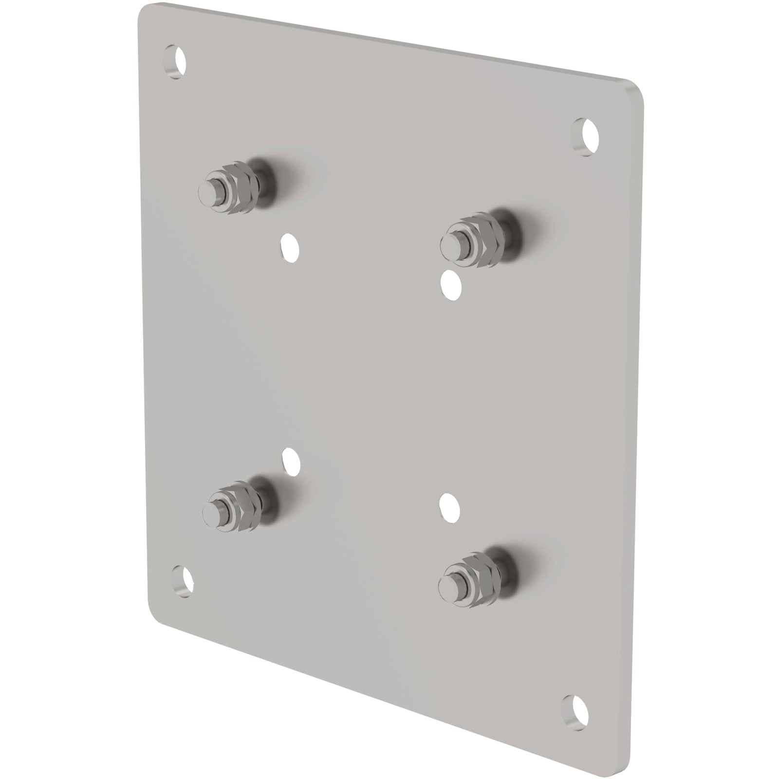 Günzburger Steigtechnik Adapterplatte Edelstahl 300 x 300 mm x 8 mm - 060948