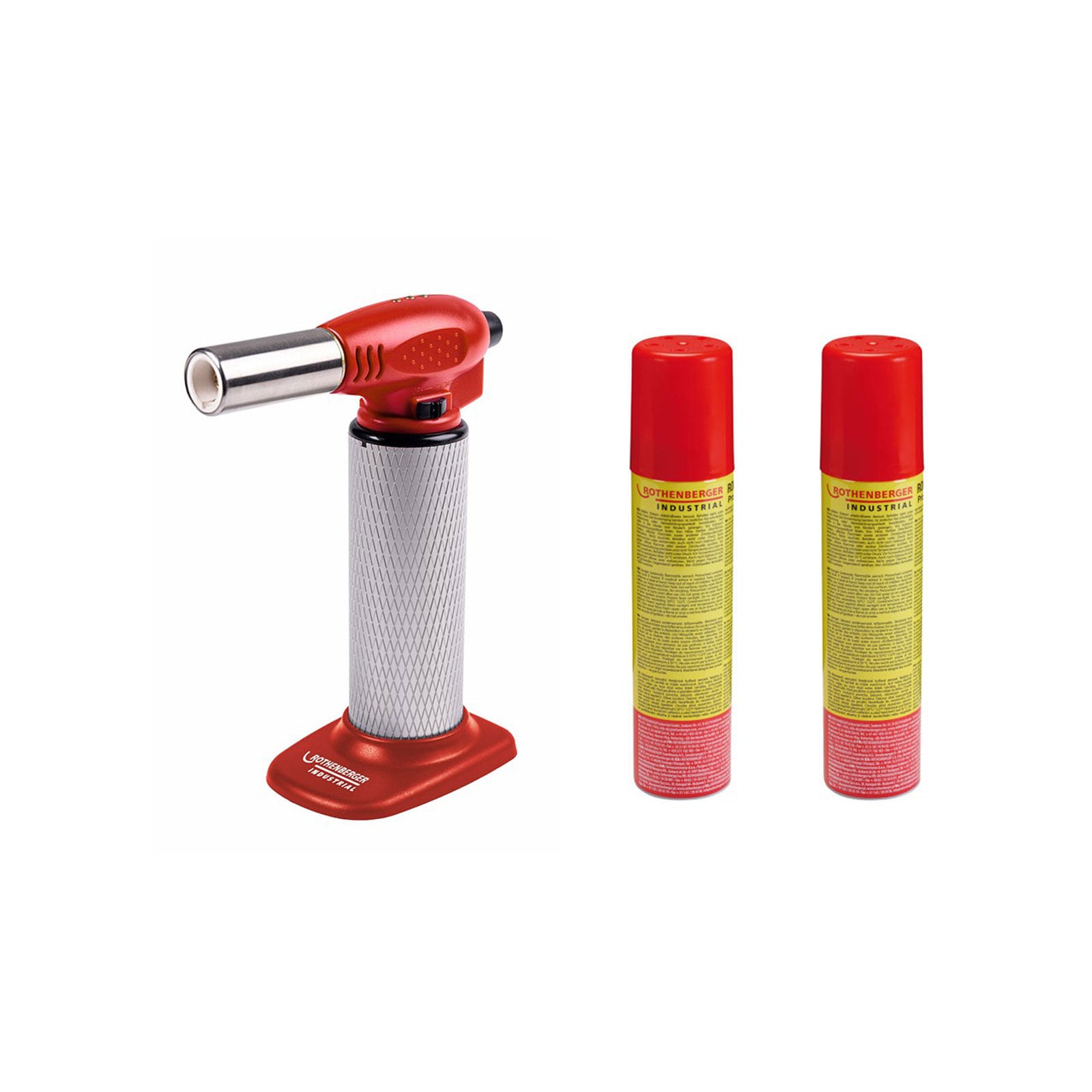 ROTHENBERGER Industrial Universalbrenner HOT FIRE inkl. 2x Nachfüllgas - 1500005206