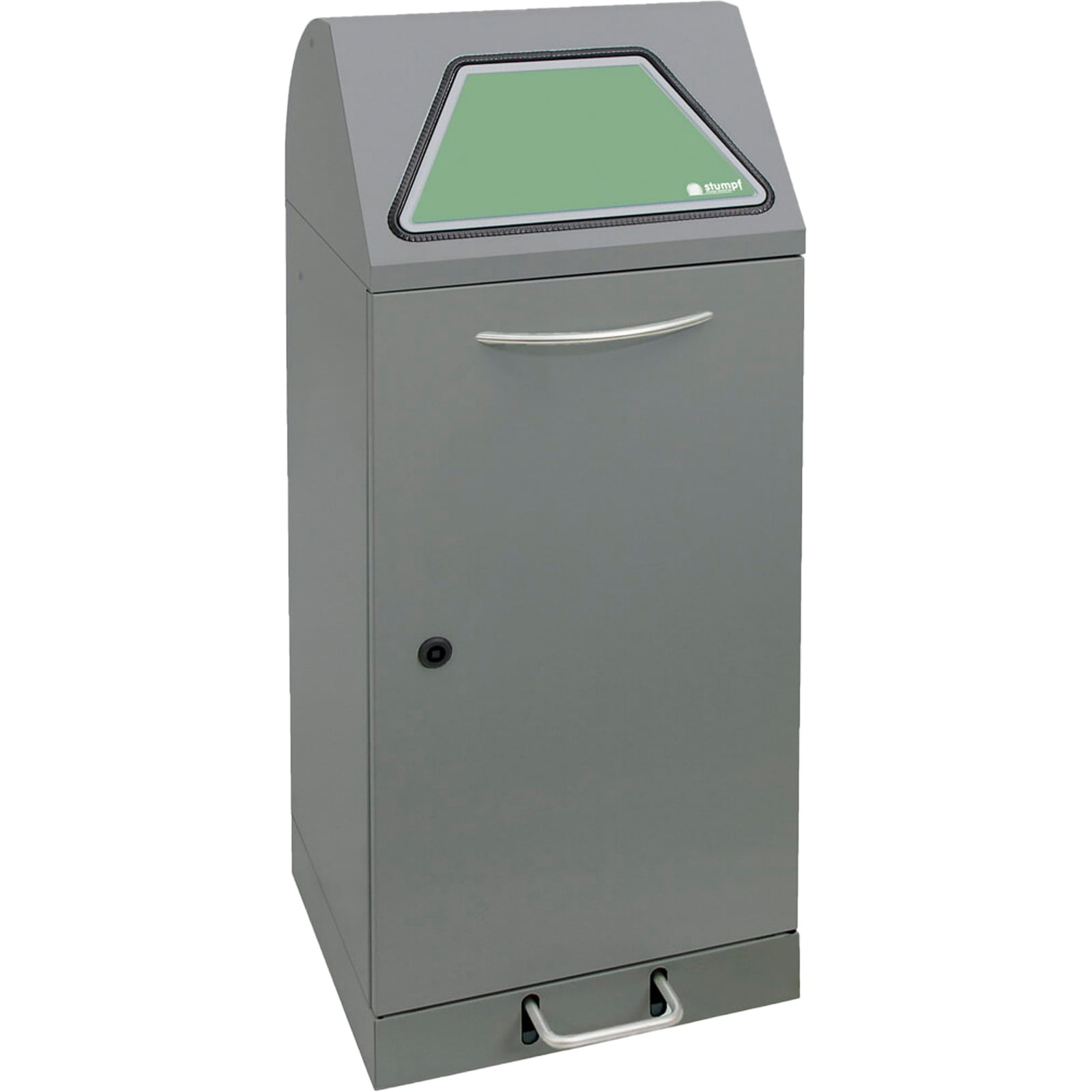 Stumpf Abfalltrennung Modul-Vario 75 graualu-struktur Innenbehälter 75l + Trethebel - 625-075-1-2-100