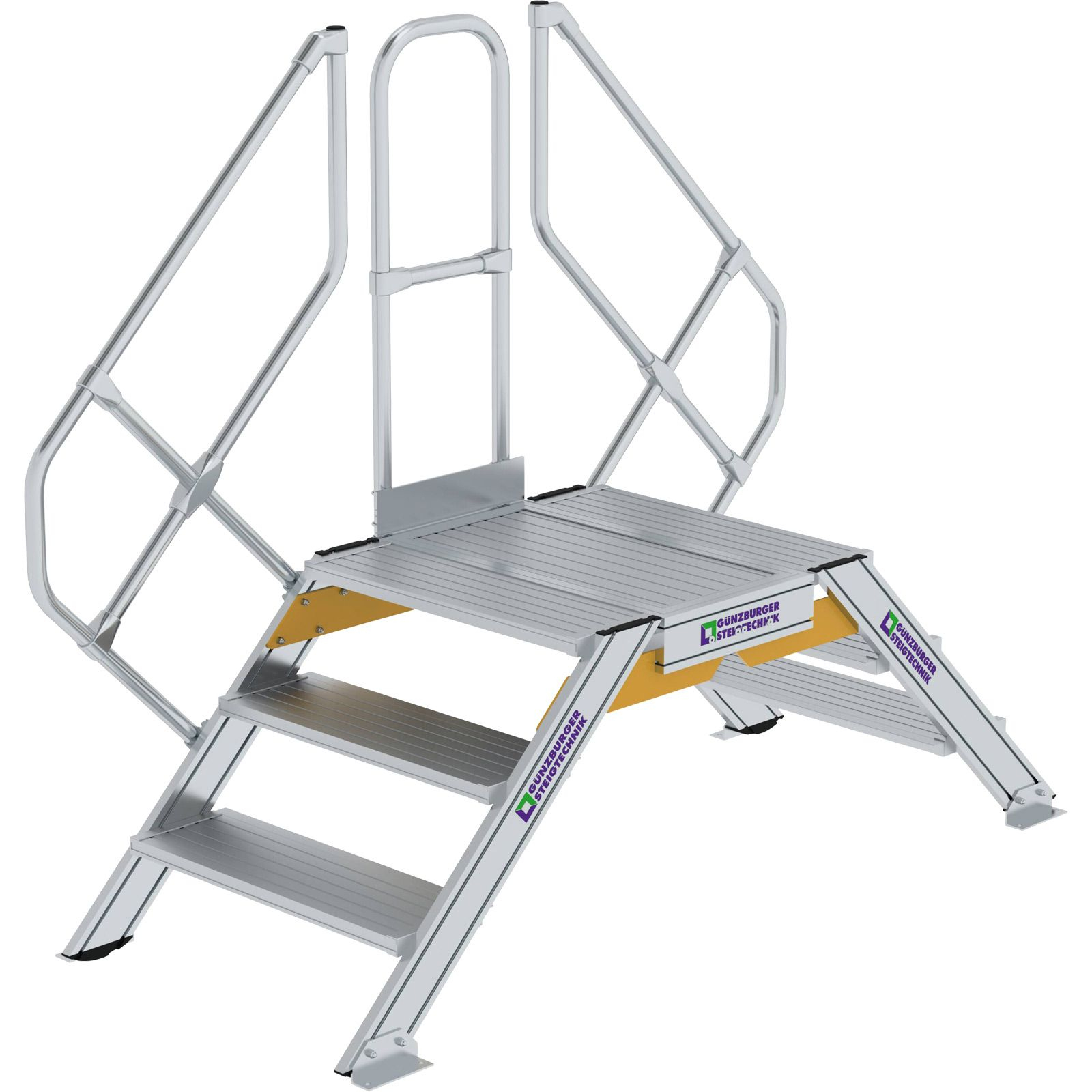 Günzburger Steigtechnik Überstieg 45° Stufenbreite 800 mm