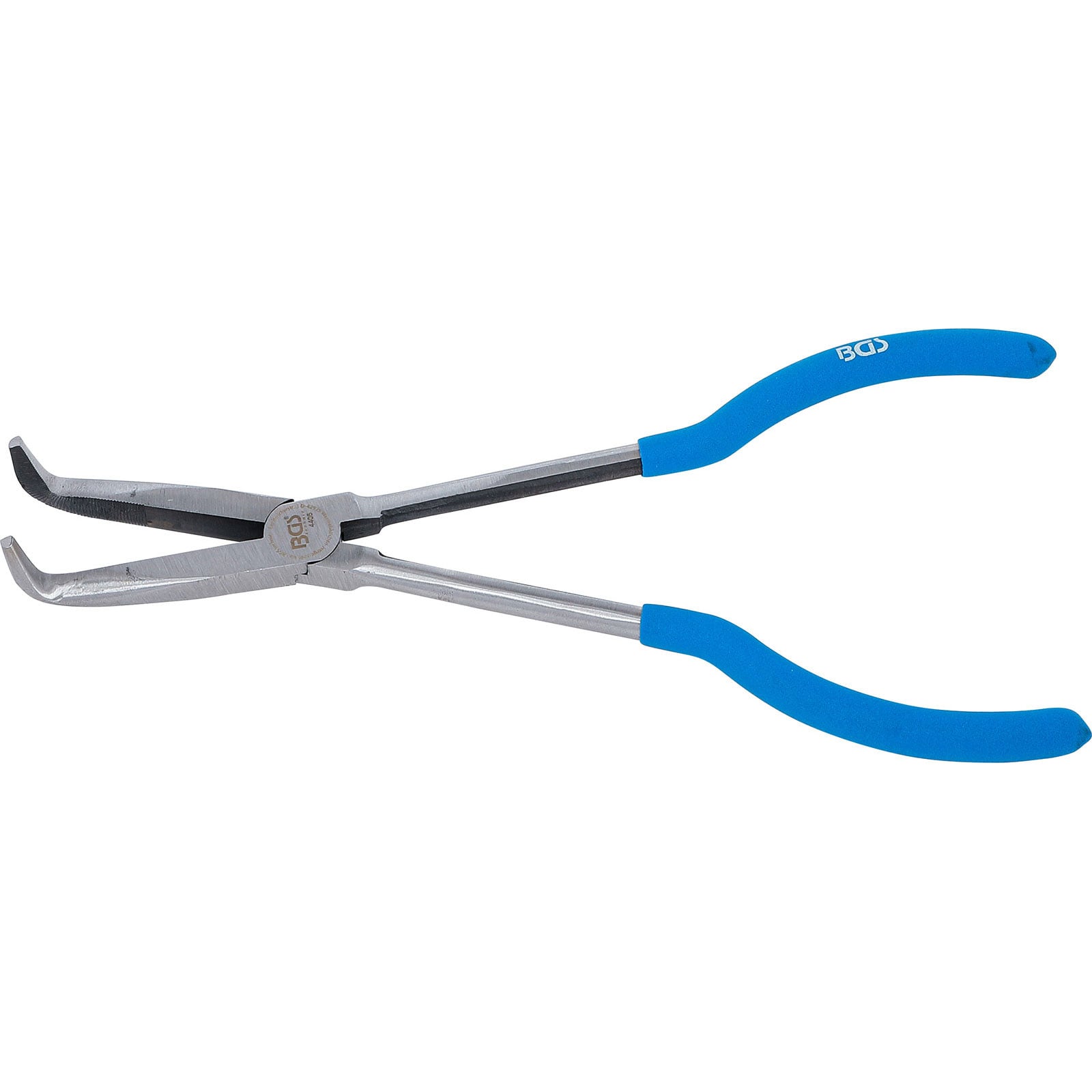 BGS Telefonzange extra lang 90° gebogen 260 mm - 4405