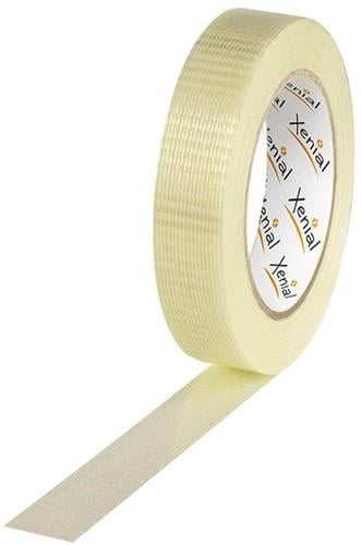 Filamentklebeband m.Längs-/Querfaden Breite 25mm L.50m S.125µ transparent XENIAL