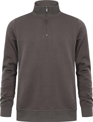 Sweatshirt Troyer Side Pocket Gr.M charcoal PROMODORO