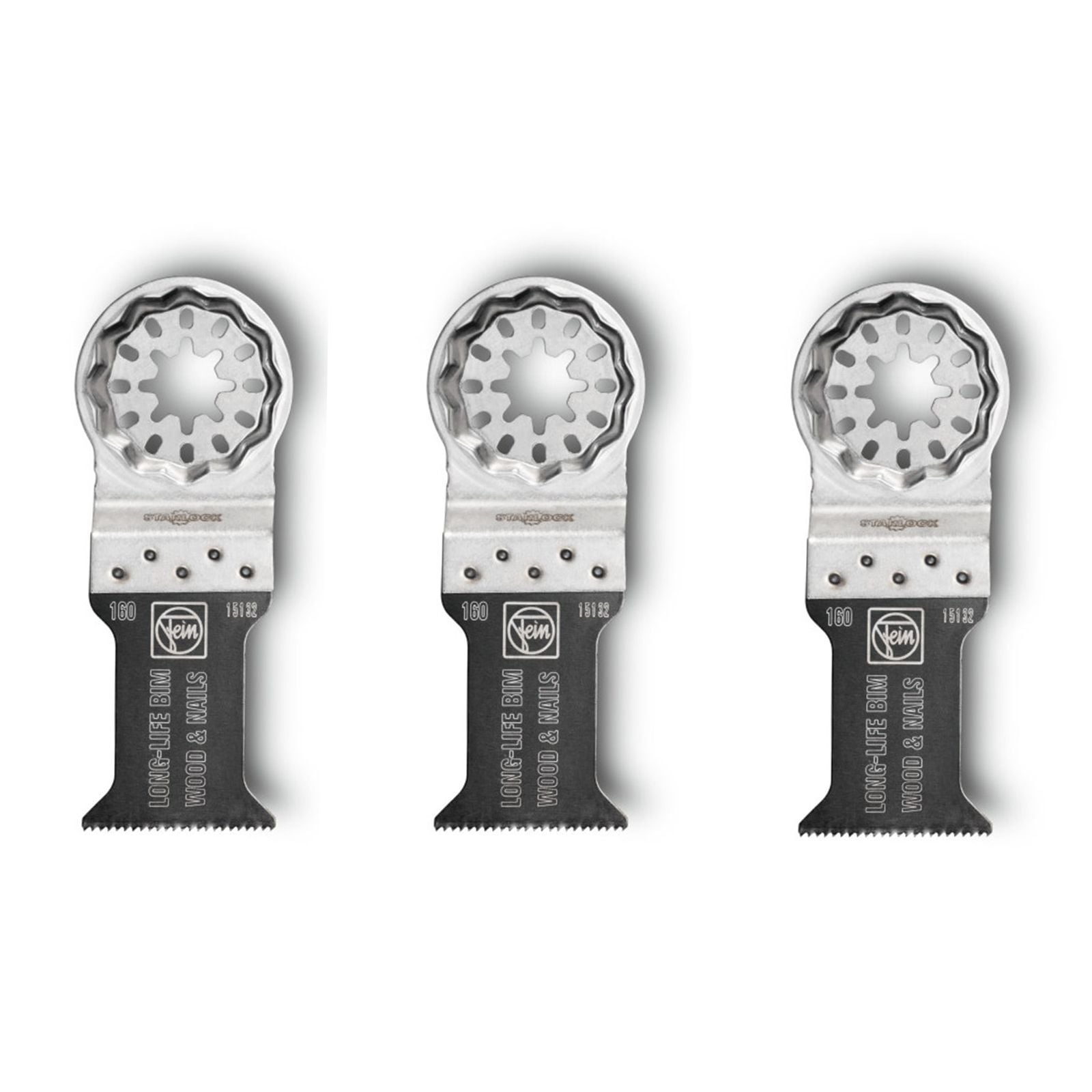 Fein 3x E-Cut Long-Life Sägeblatt Starlock 35 mm - 63502160220