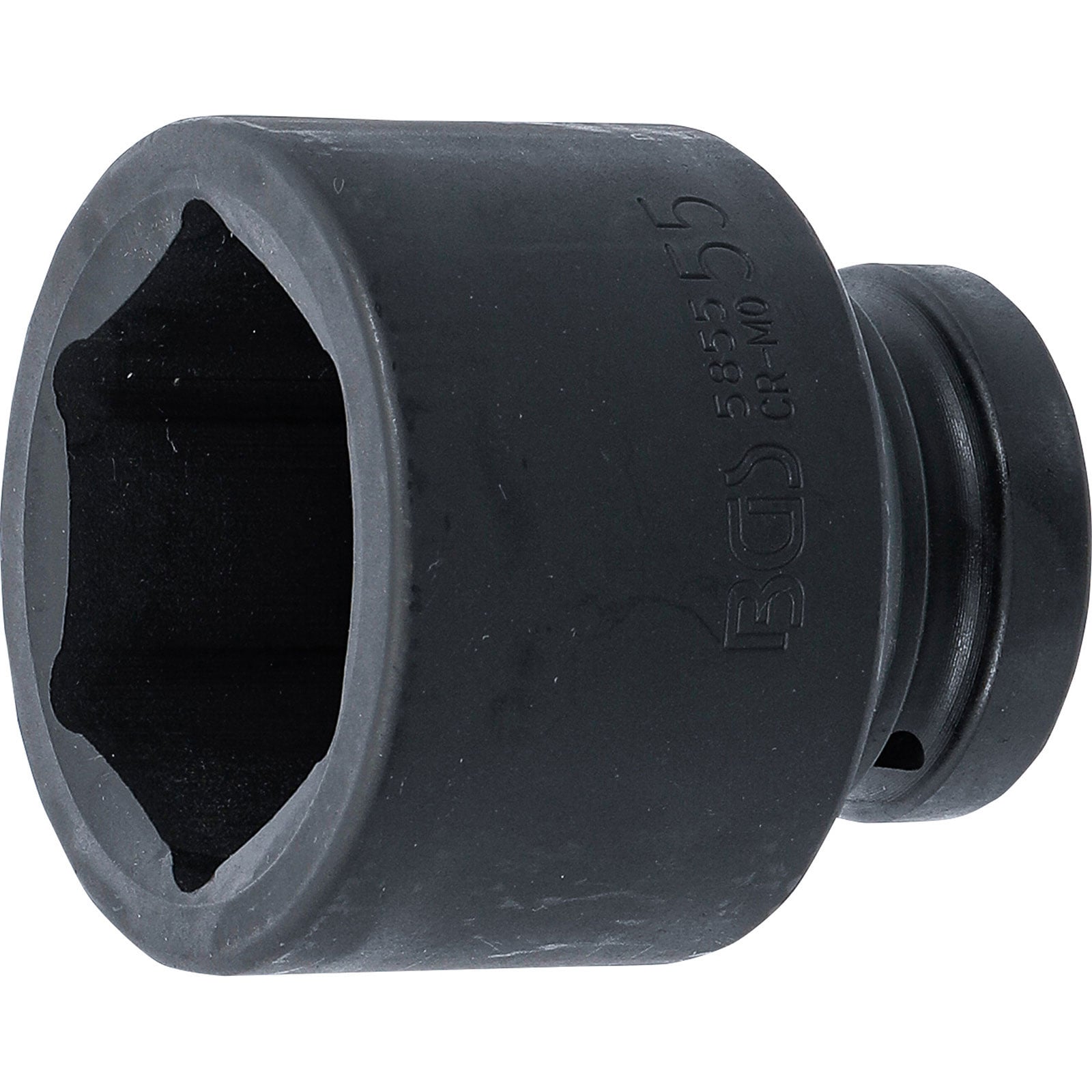 BGS Kraft-Steckschlüssel-Einsatz Sechskant Antrieb Innenvierkant 25 mm (1") SW 55 mm - 5855