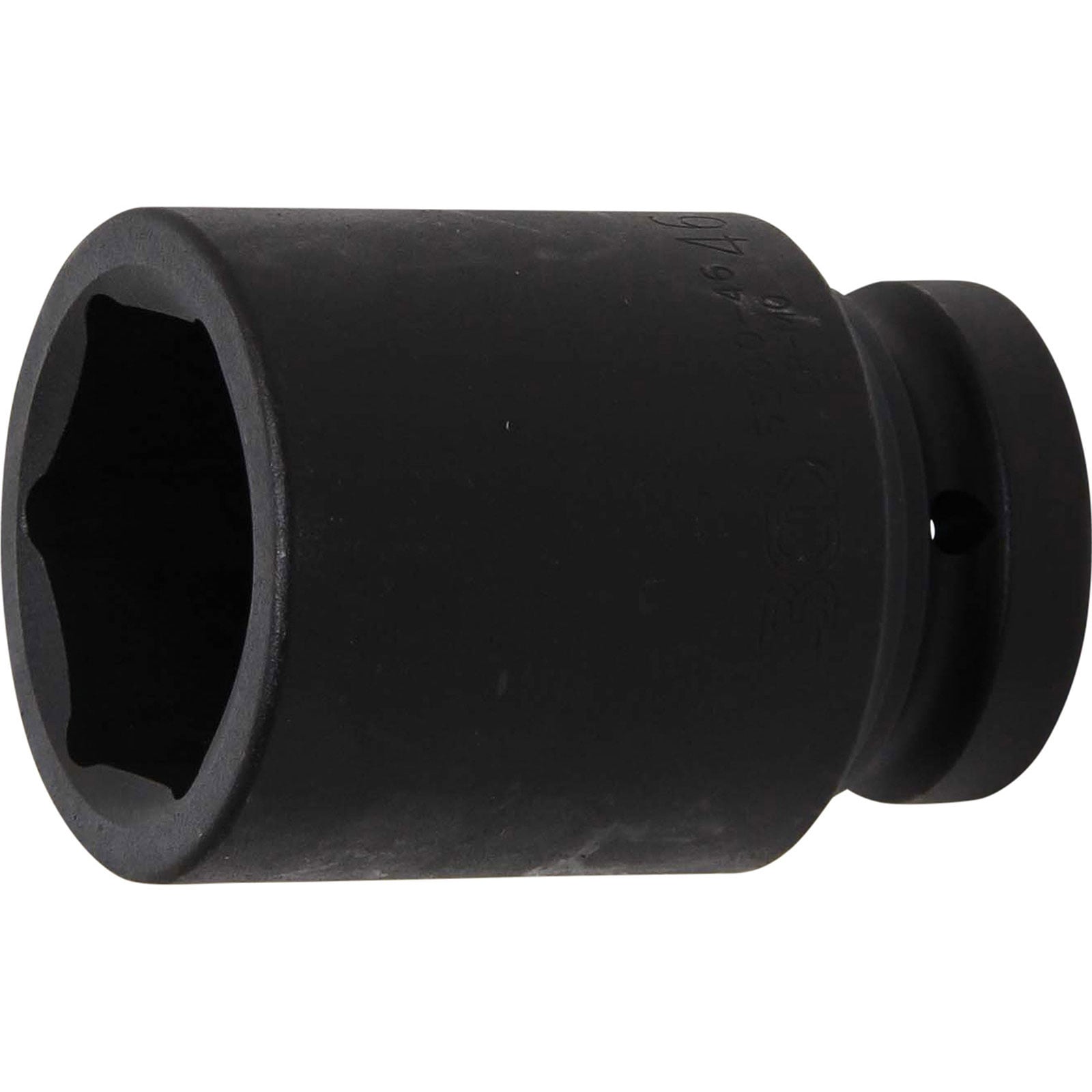 BGS Kraft-Steckschlüssel-Einsatz Sechskant tief Antrieb Innenvierkant 25 mm (1") SW 46 mm - 5500-46