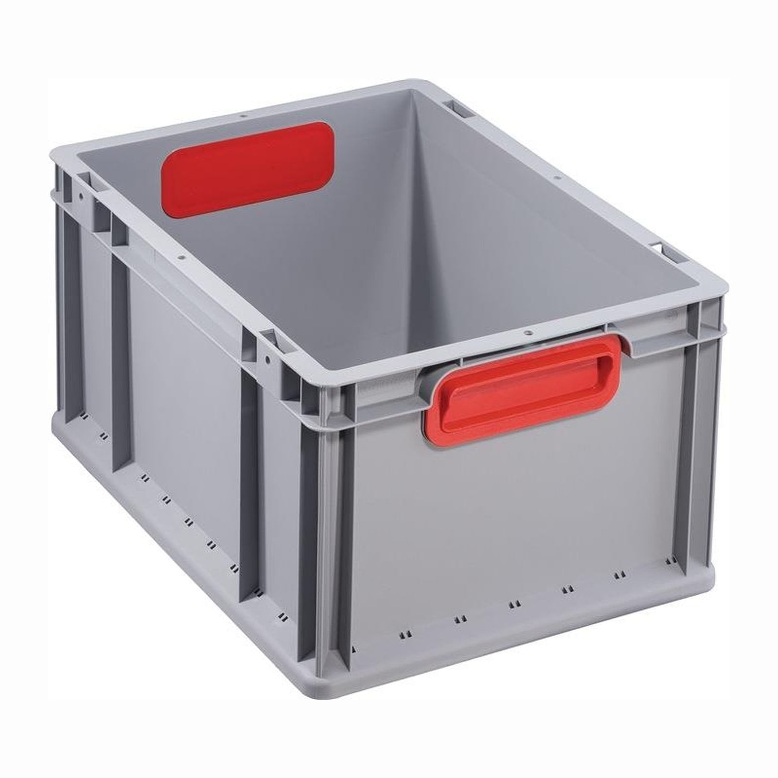 Allit Transportstapelbehälter geschlossener Griff rot 400 x 300 x 220 mm - 456710