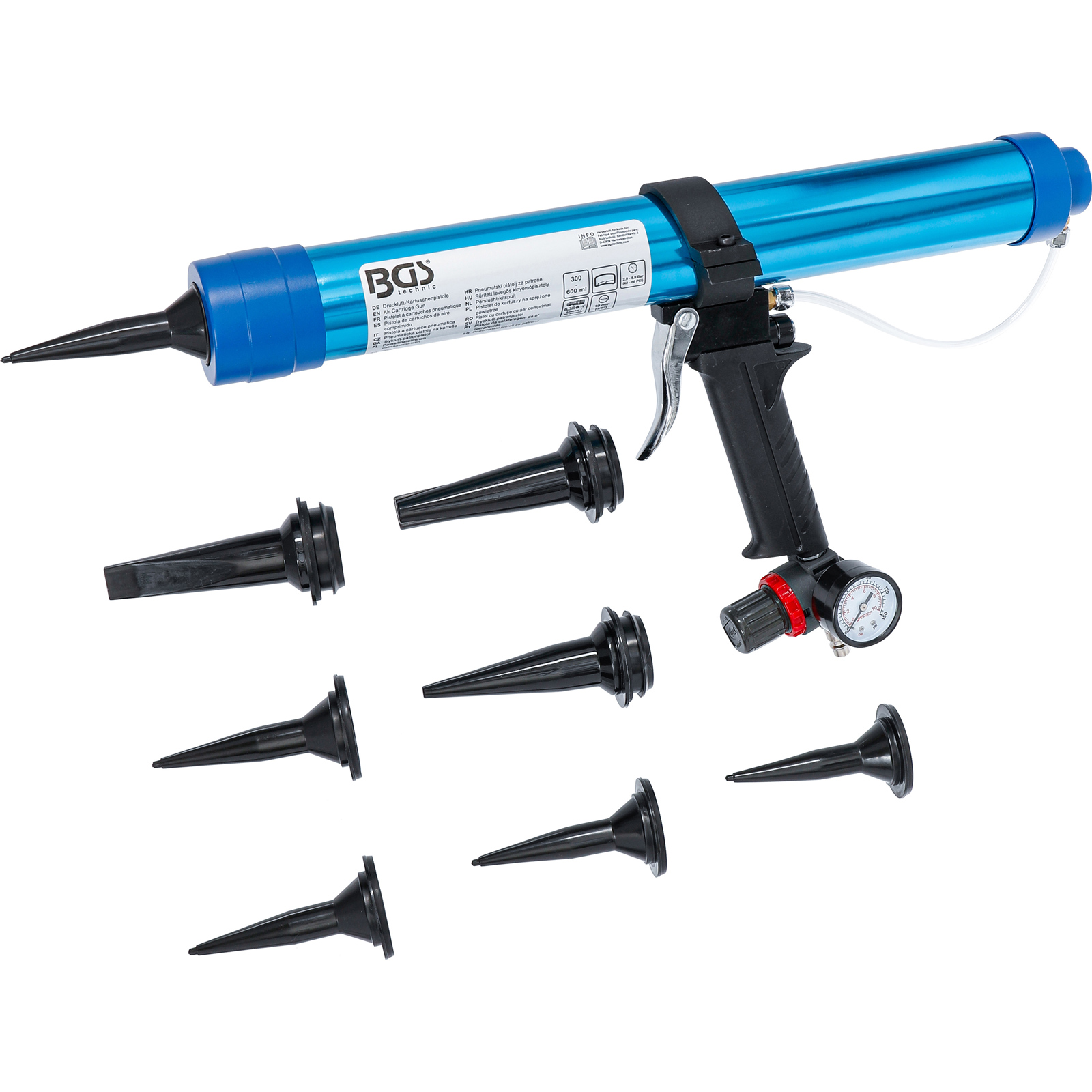 BGS Druckluft-Kleb- und Dichtstoffpresse | für Schlauchbeutel - 70336