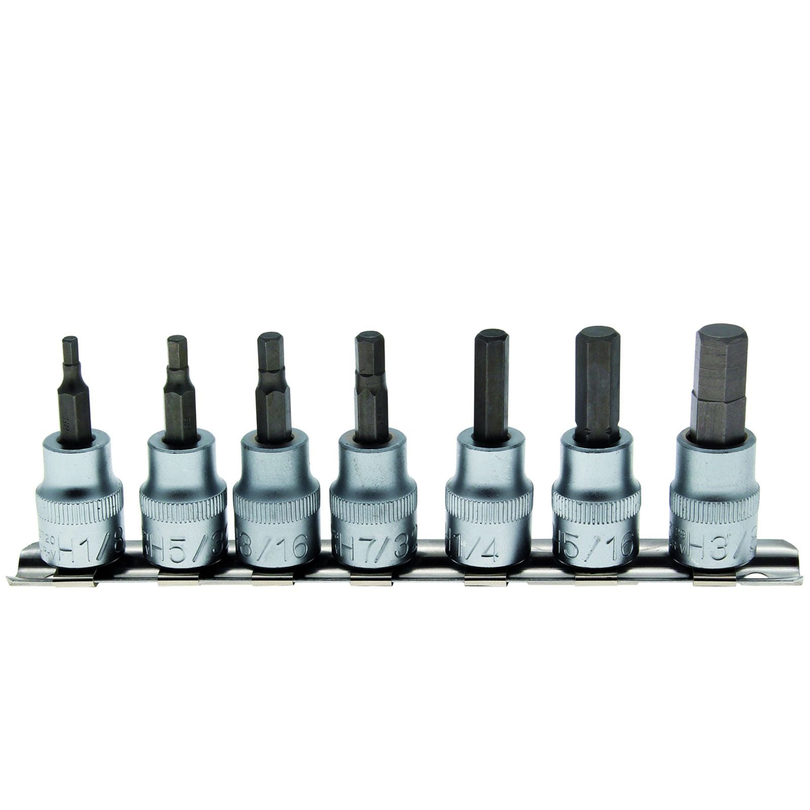 BGS 7tlg. Bit-Einsatz-Set Innen-6-Kant 10 (3/8) - 5104