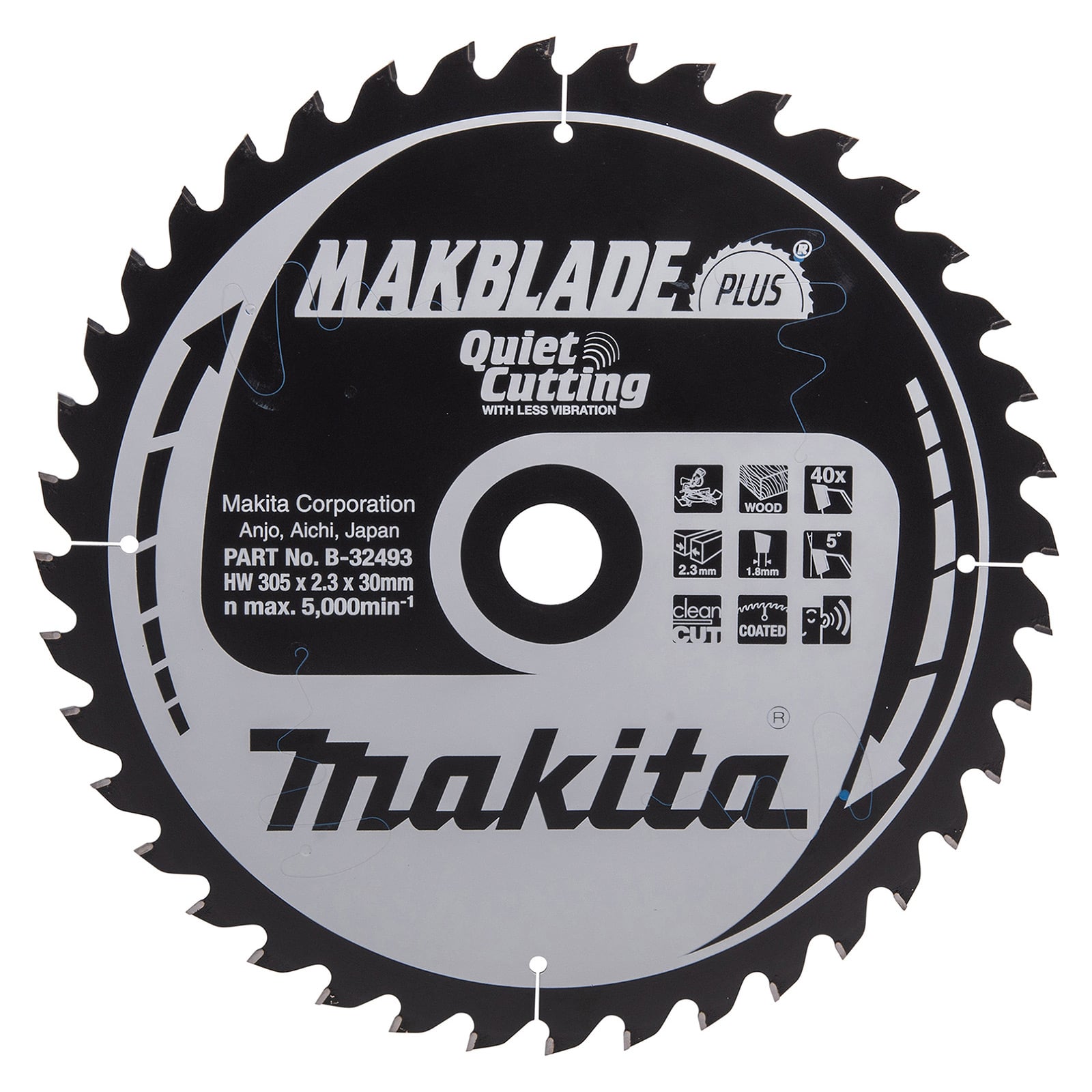 Makita MAKBLADE+ Sägeblatt 305x30x40Z - B-32493