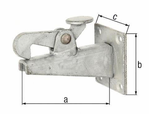 GAH Alberts Torfeststeller 100x65x50mm STA roh TZN z. Anschr. - 411756