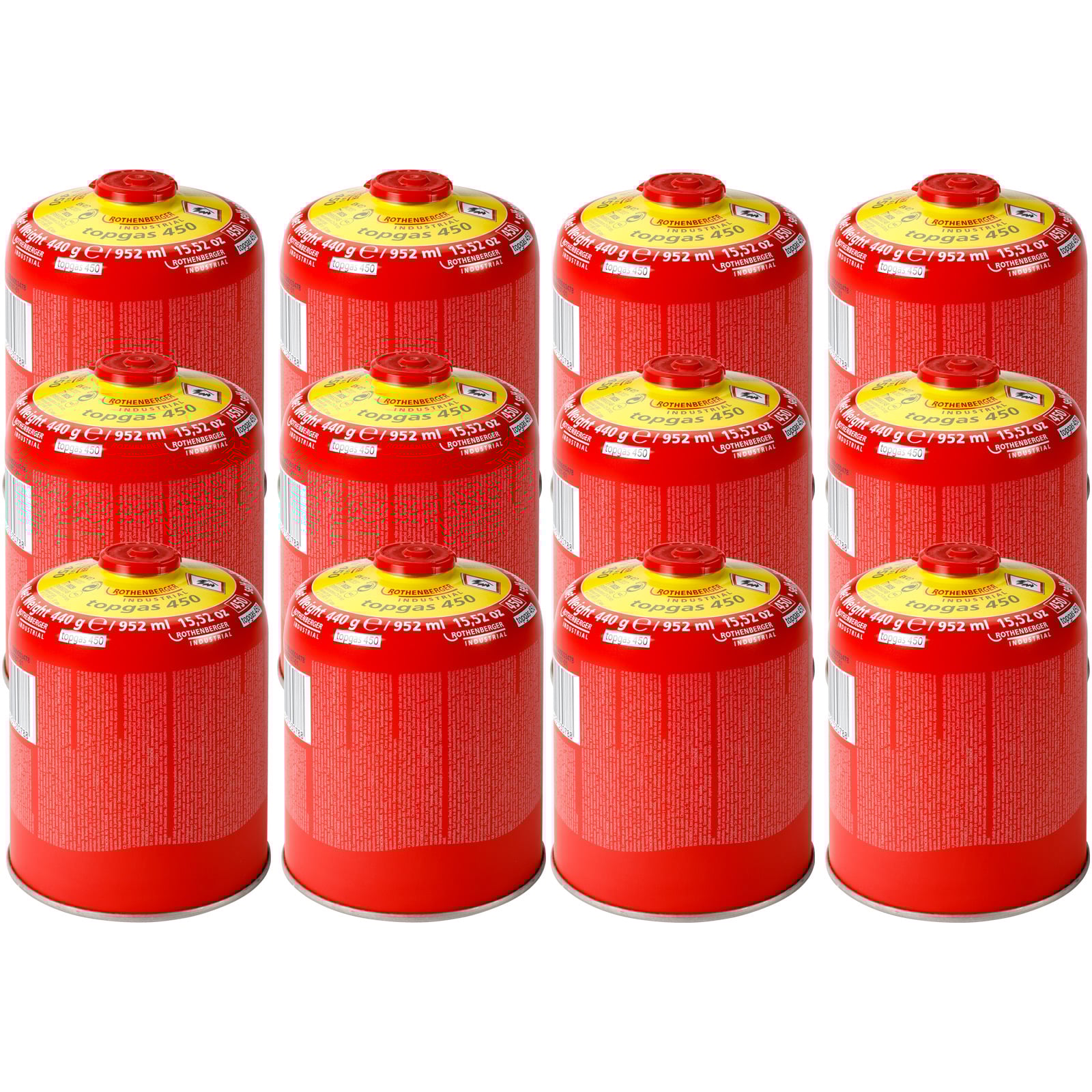 ROTHENBERGER Industrial 12x Top Gas 450 952 ml - 1000003757
