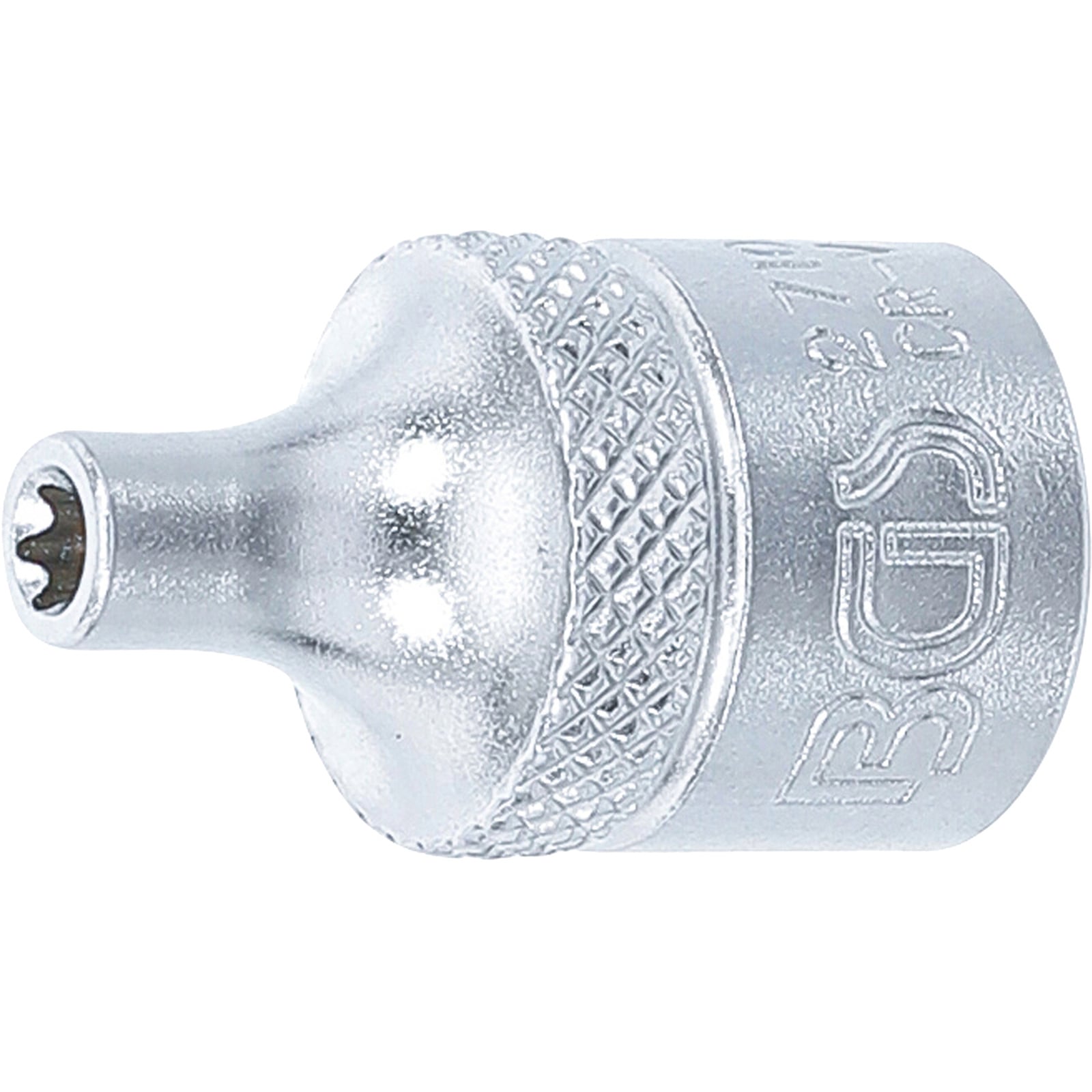 BGS Steckschlüssel-Einsatz E-Profil Antrieb Innenvierkant 10 mm (3/8") SW E4 - 2710