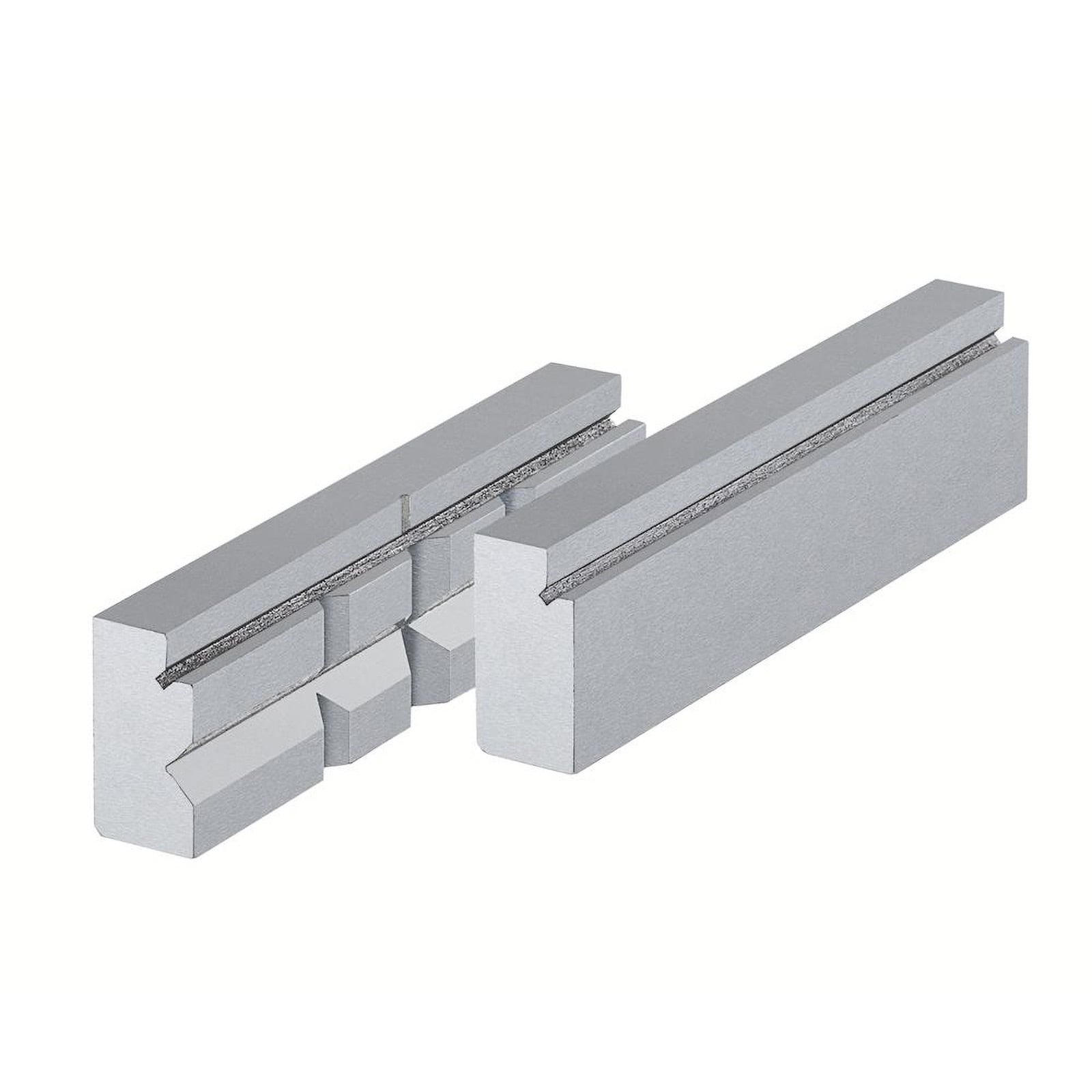 Röhm Prismen- und Normalbacke SBO, Größe 2, Backenbreite 100, weich und brüniert, für DPV 3-W - 1128344