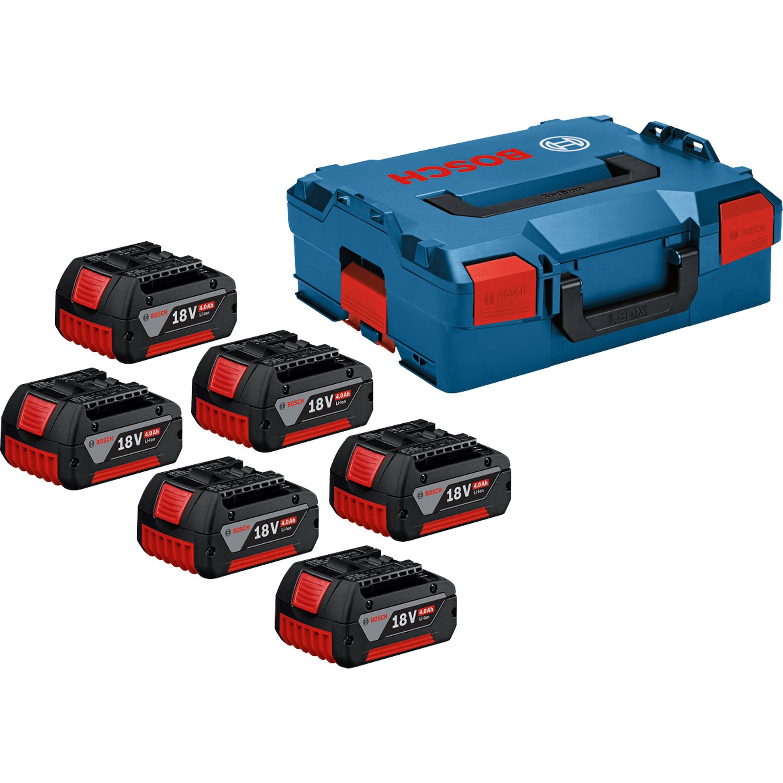 Bosch Akkupack 6x GBA 18V 4,0 Ah - 1600A02A2S Bosch Akkupack 6x GBA 18V 4,0 Ah - 1600A02A2S