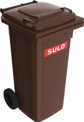 SULO Müllgroßbehälter 120l HDPE braun fahrbar,n.EN 840 - 1073652