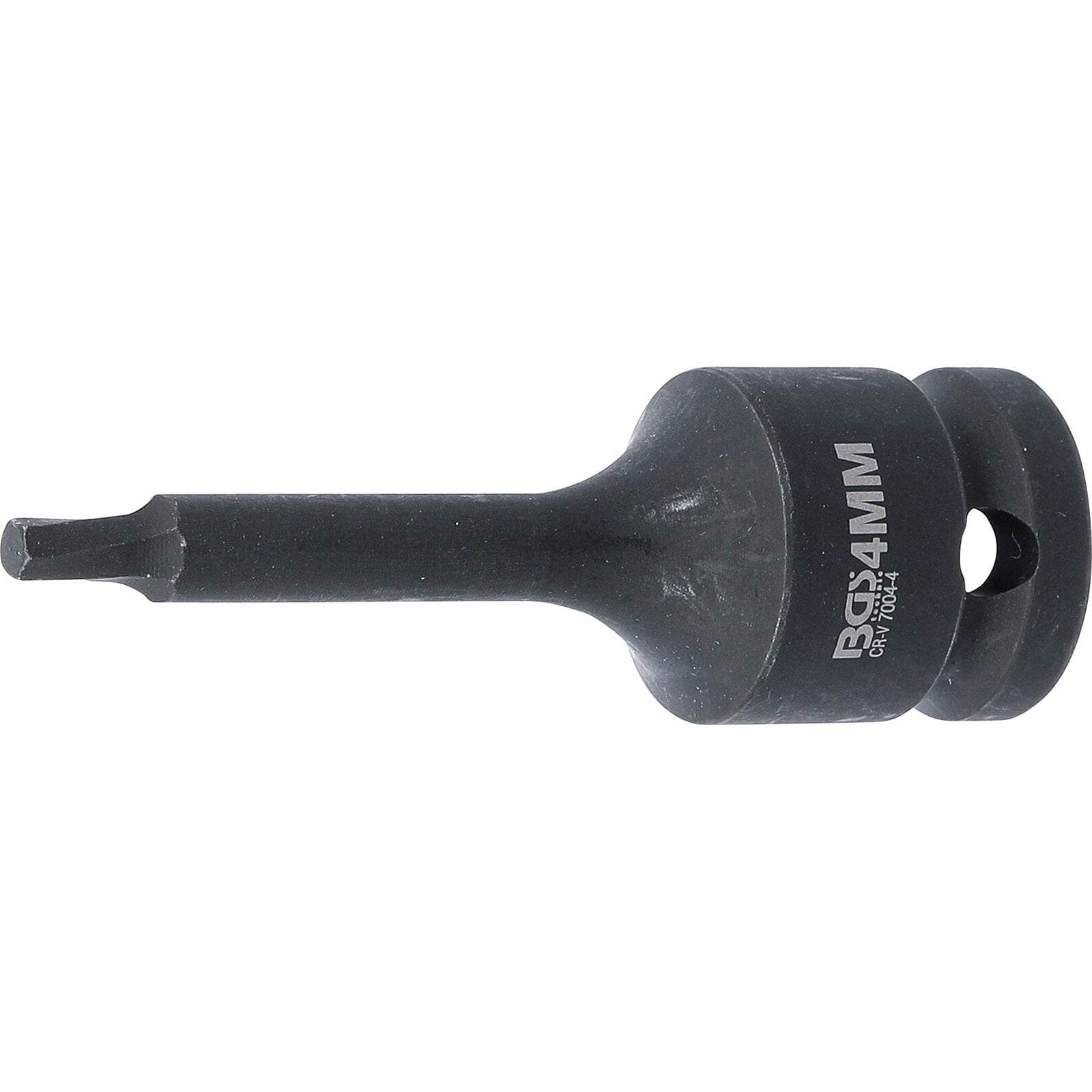 BGS Schraubenausdreher Antrieb Innenvierkant 12,5 mm (1/2") für defekten Innensechskant 4 mm - 7004-4