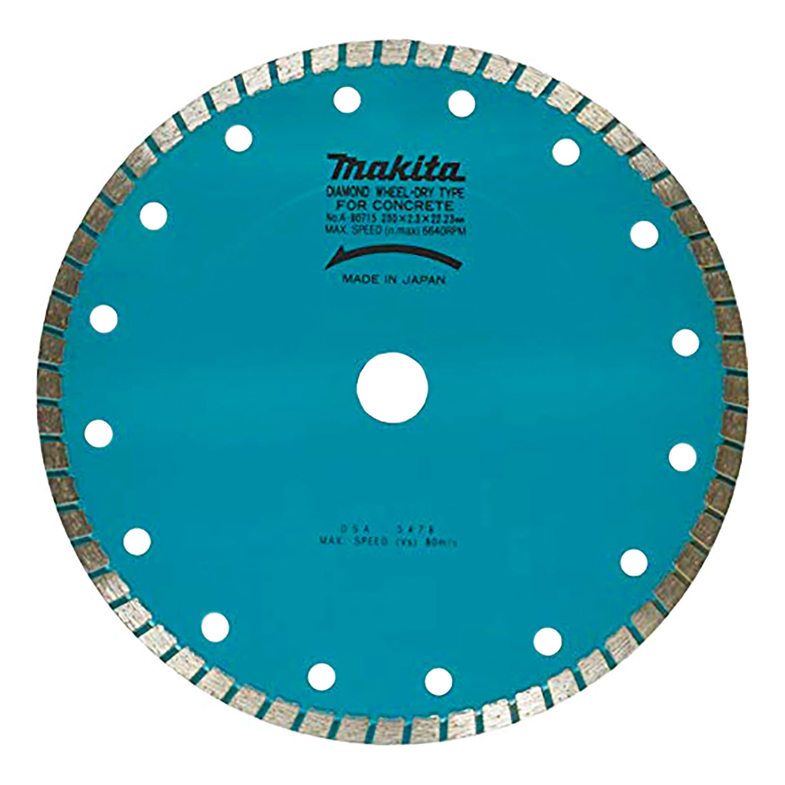 Makita Diamanttrennscheibe 230 mm Pfanne - A-80715