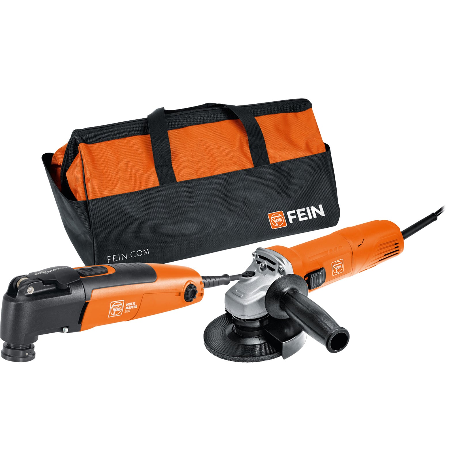 FEIN Vorteils-Combo Netz: Compact-Winkelschleifer CG 7-125 & MULTIMASTER MM 300 - 99100000834